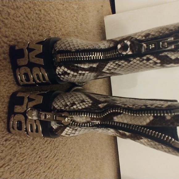 Alexander Wang ALEXANDER WANG animal print boots